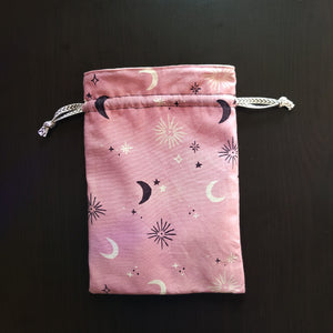 Manifest The Moon - Drawstring Tarot Bag